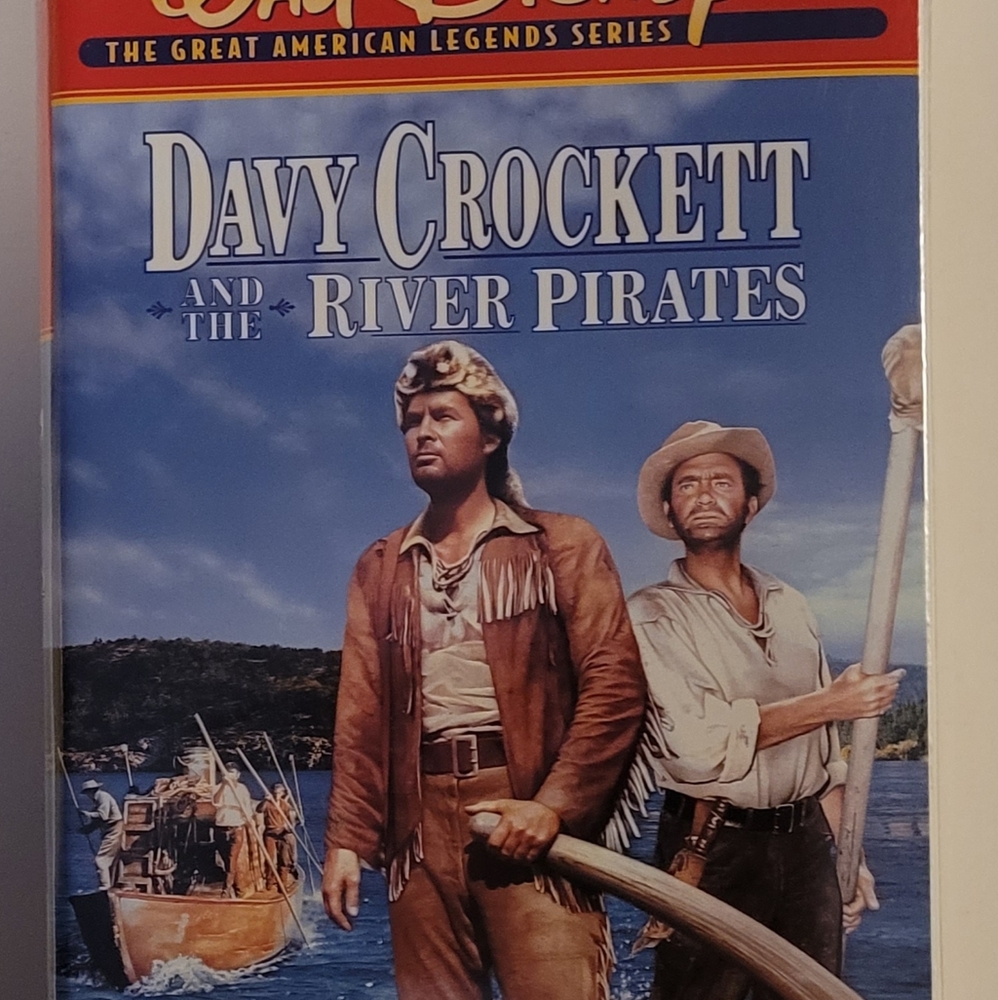 Walt Disney VHS movie Davy Crockett and the river pirates